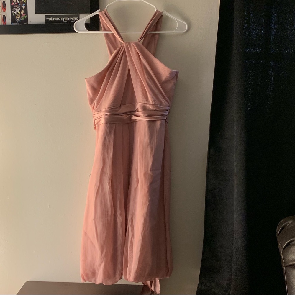 Pink flower girl/Jr bridesmaid's dress